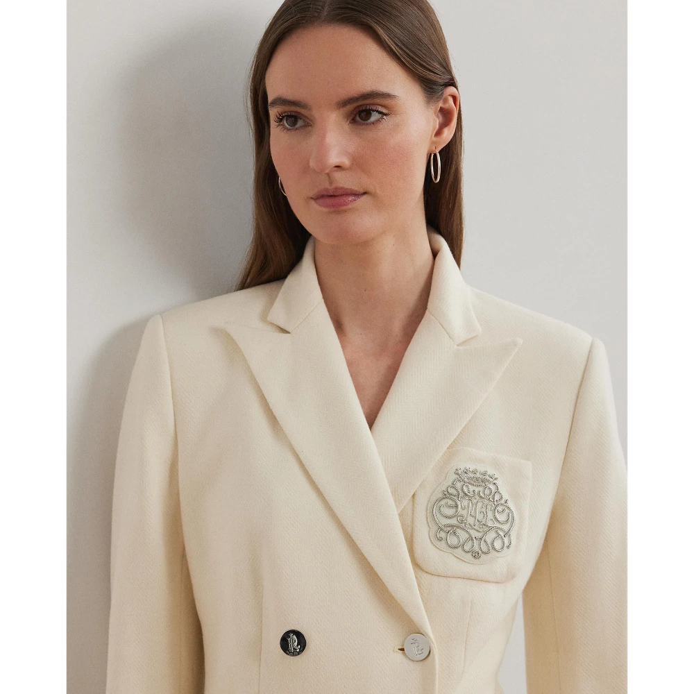 Σακάκι Bullion Jacquard με Διπλό Κούμπωμα Lauren Ralph Lauren