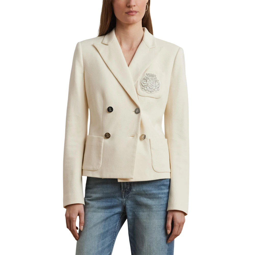 Σακάκι Bullion Jacquard με Διπλό Κούμπωμα Lauren Ralph Lauren