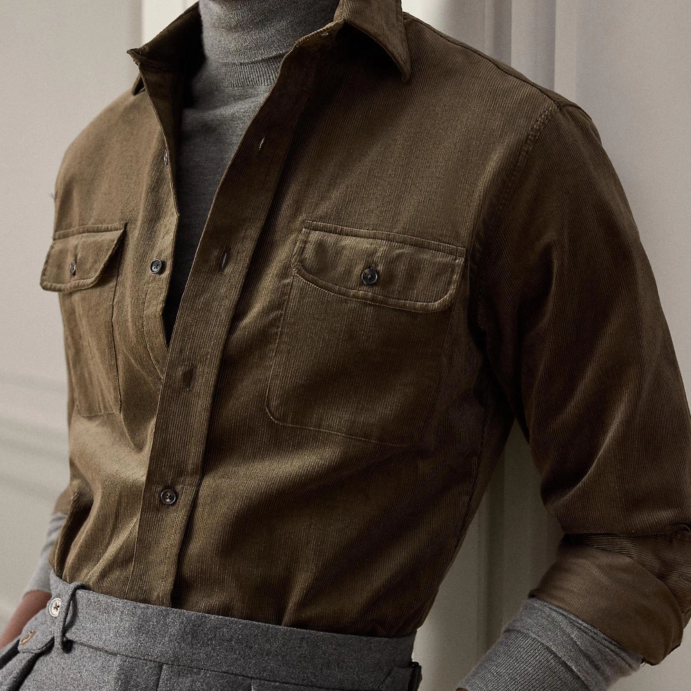 Πουκάμισο από Λεπτό Κοτλέ Polo Ralph Lauren