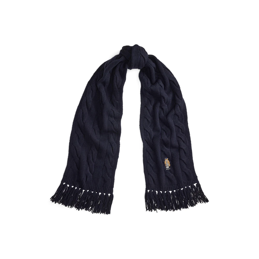 Κασκόλ Polo Bear με Πλέξη Cable από Μάλλινο Μείγμα Polo Ralph Lauren