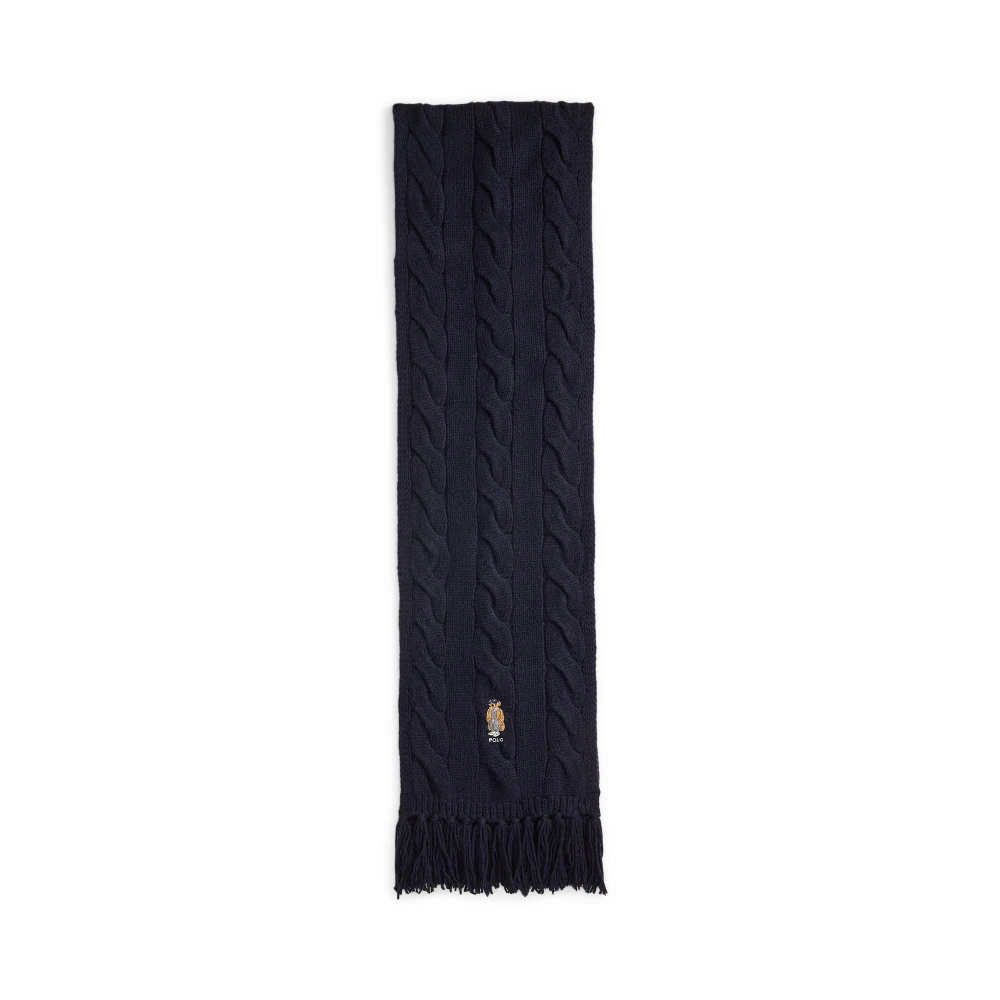 Κασκόλ Polo Bear με Πλέξη Cable από Μάλλινο Μείγμα Polo Ralph Lauren