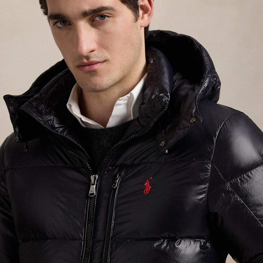 Γυαλιστερό Μπουφάν Gorham με Πούπουλο Polo Ralph Lauren