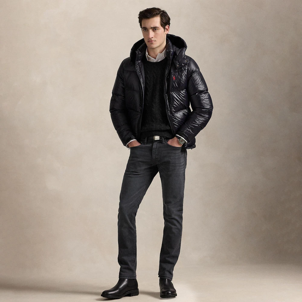 Γυαλιστερό Μπουφάν Gorham με Πούπουλο Polo Ralph Lauren