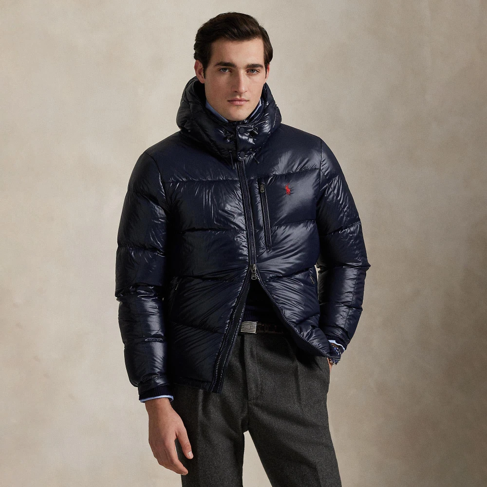 Γυαλιστερό Μπουφάν Gorham με Πούπουλο Polo Ralph Lauren