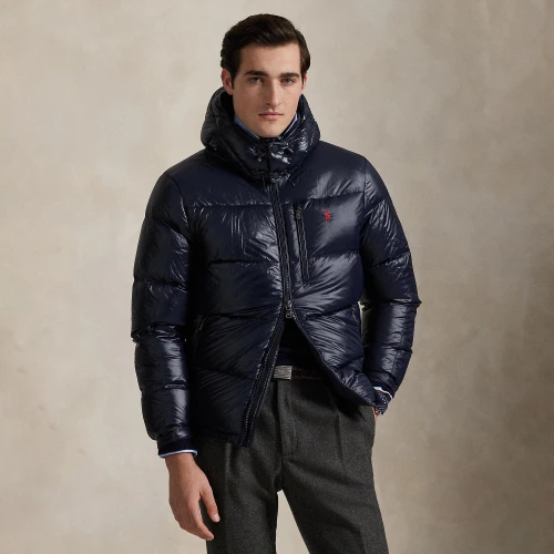 Γυαλιστερό Μπουφάν Gorham με Πούπουλο Polo Ralph Lauren