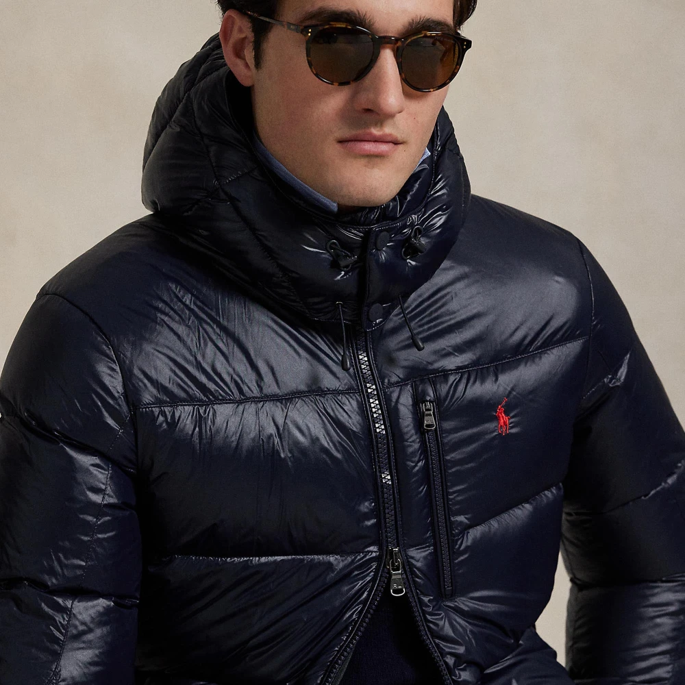 Γυαλιστερό Μπουφάν Gorham με Πούπουλο Polo Ralph Lauren