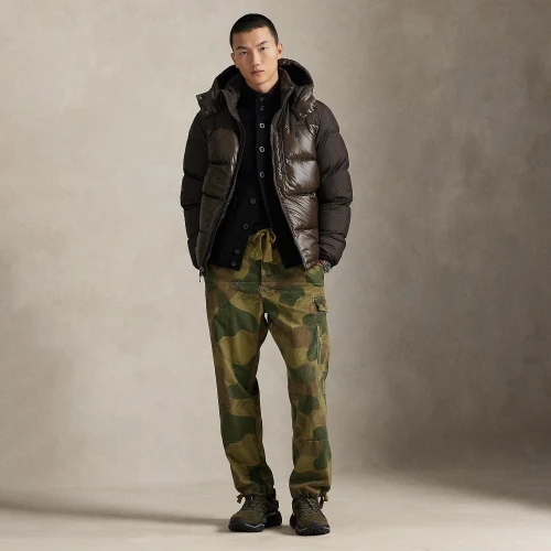 Δίχρωμο Μπουφάν Gorham με Πούπουλο Polo Ralph Lauren