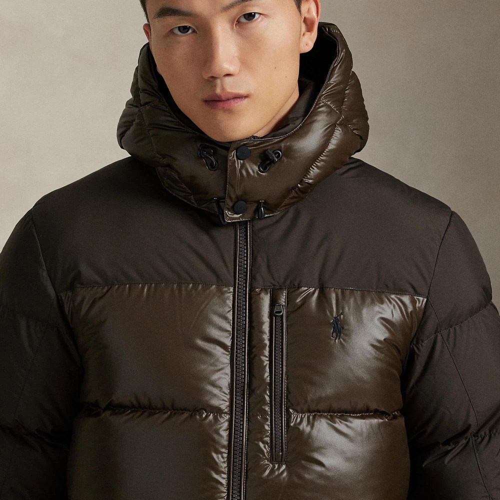 Δίχρωμο Μπουφάν Gorham με Πούπουλο Polo Ralph Lauren