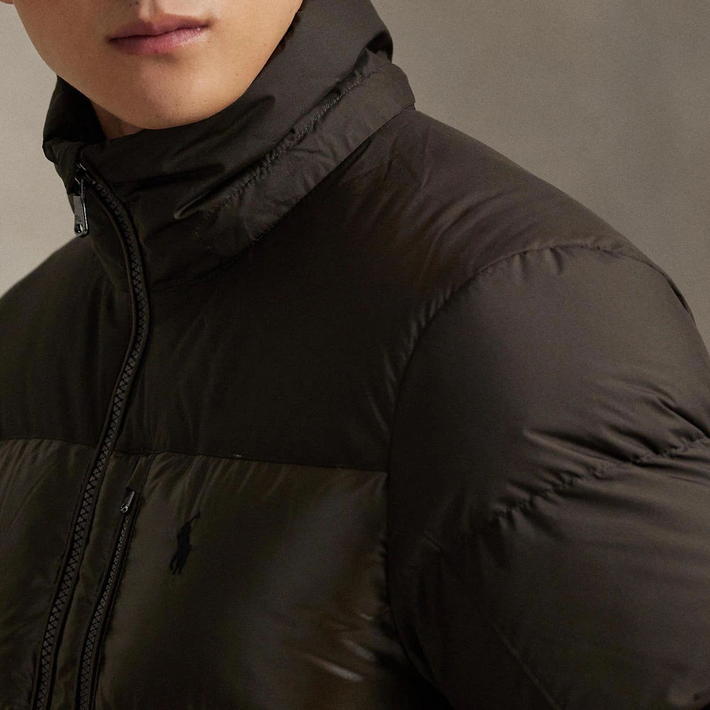 Δίχρωμο Μπουφάν Gorham με Πούπουλο Polo Ralph Lauren
