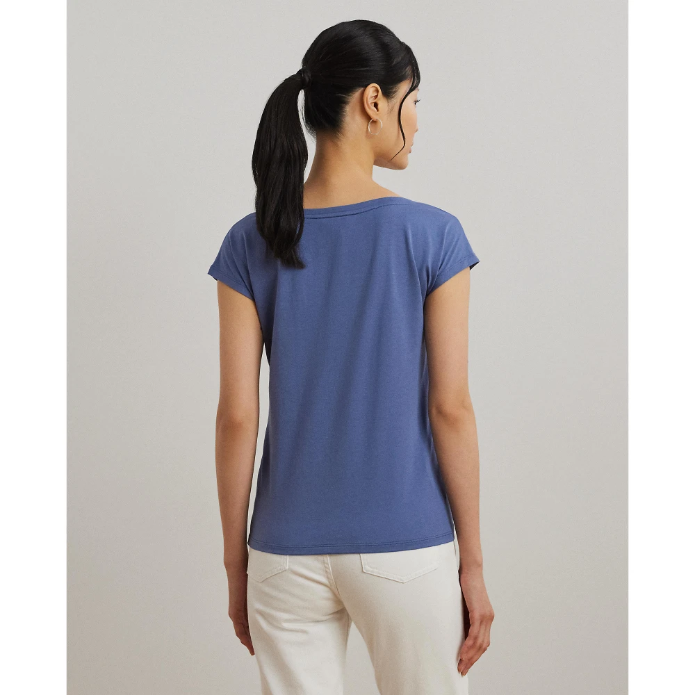 Jersey T-shirt με μείγμα βαμβακιού και γραφικό τύπωμα Lauren Ralph Lauren