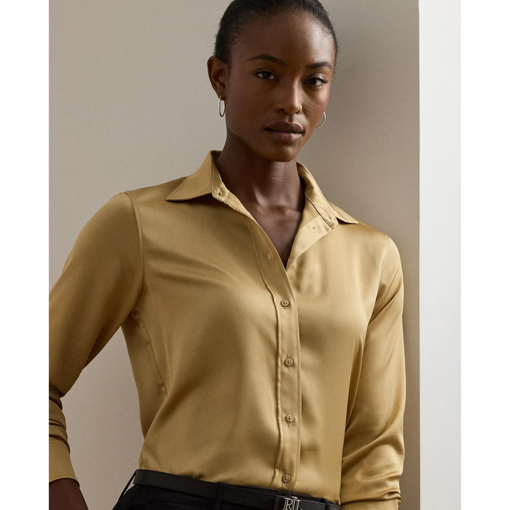Πουκάμισο Classic Fit από Σατέν Charmeuse Lauren Ralph Lauren