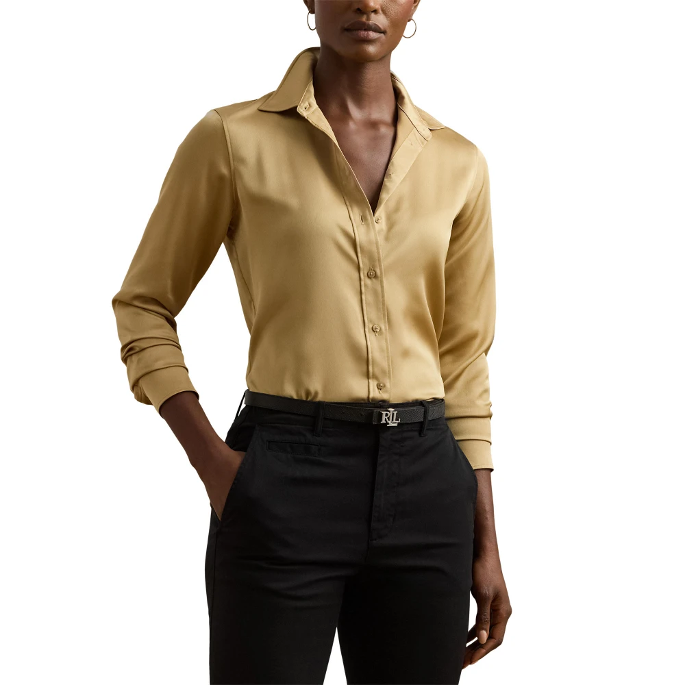 Πουκάμισο Classic Fit από Σατέν Charmeuse Lauren Ralph Lauren