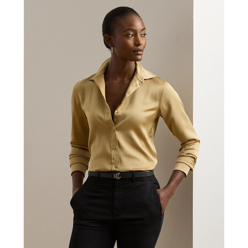 Πουκάμισο Classic Fit από Σατέν Charmeuse Lauren Ralph Lauren