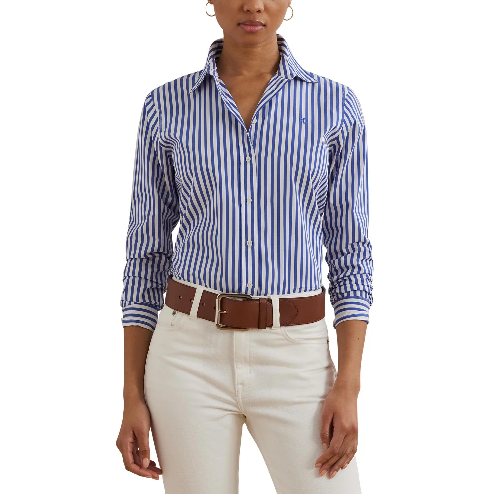 Πουκάμισο Classic Fit με Ρίγες από Ποπλίνα Lauren Ralph Lauren