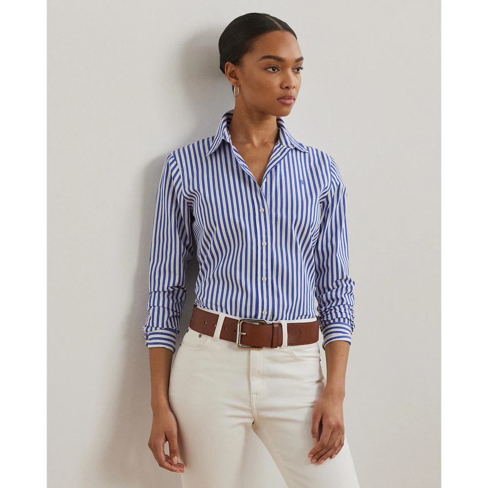 Πουκάμισο Classic Fit με Ρίγες από Ποπλίνα Lauren Ralph Lauren