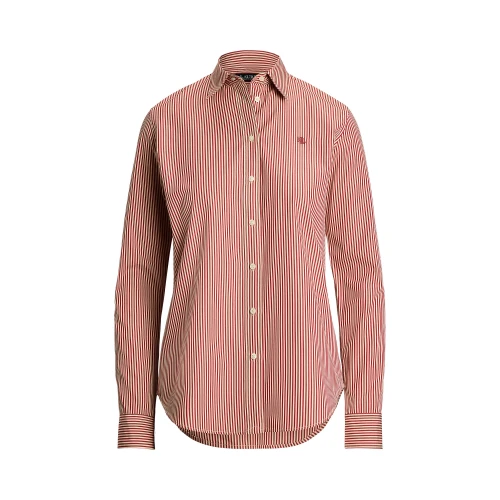 Πουκάμισο Classic Fit με Ρίγες από Ποπλίνα Lauren Ralph Lauren
