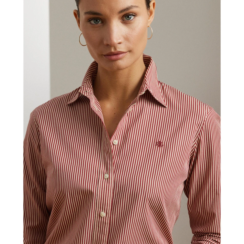Πουκάμισο Classic Fit με Ρίγες από Ποπλίνα Lauren Ralph Lauren