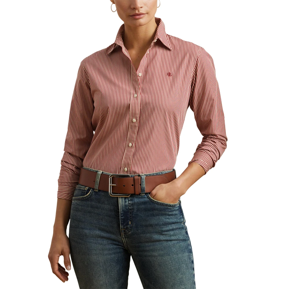 Πουκάμισο Classic Fit με Ρίγες από Ποπλίνα Lauren Ralph Lauren