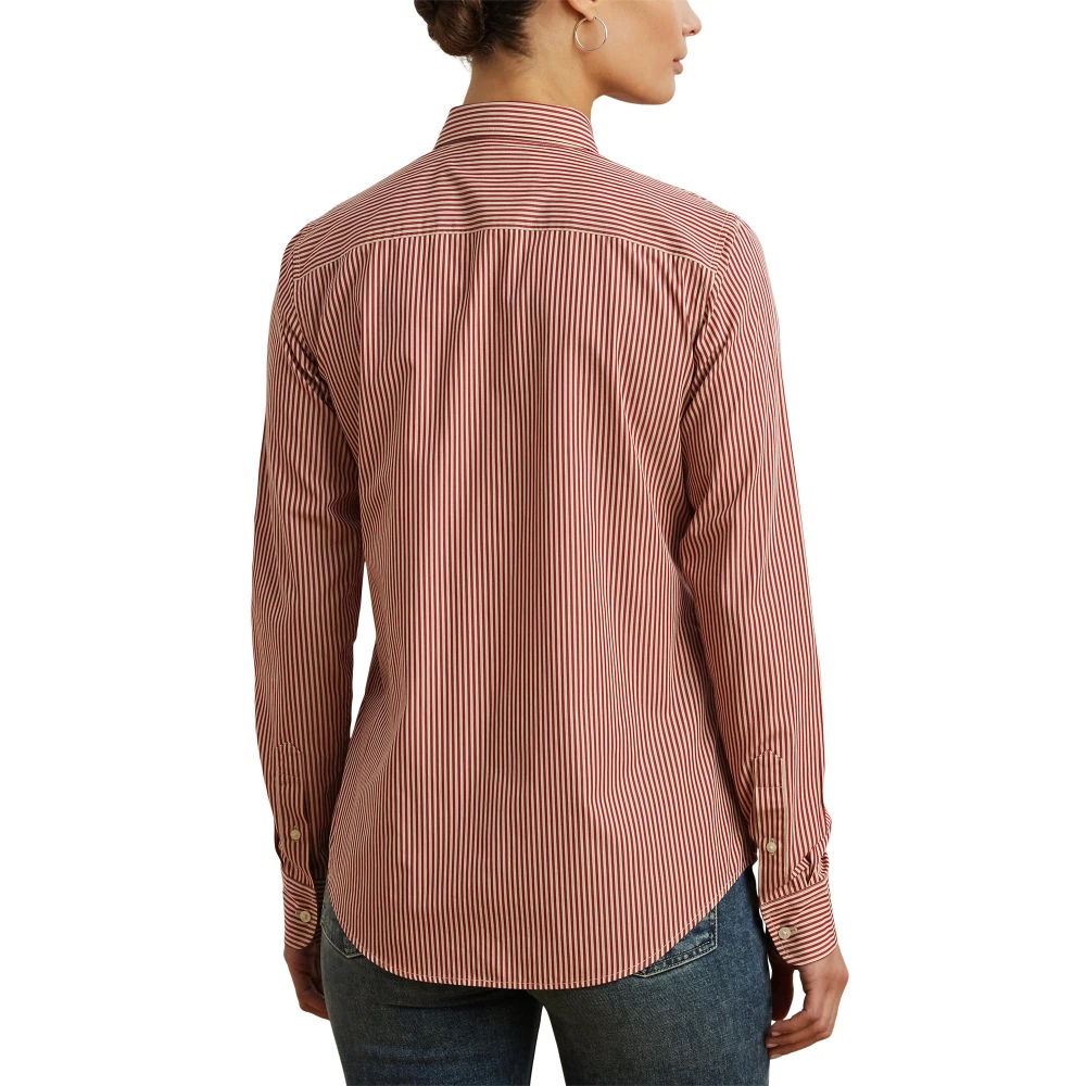 Πουκάμισο Classic Fit με Ρίγες από Ποπλίνα Lauren Ralph Lauren