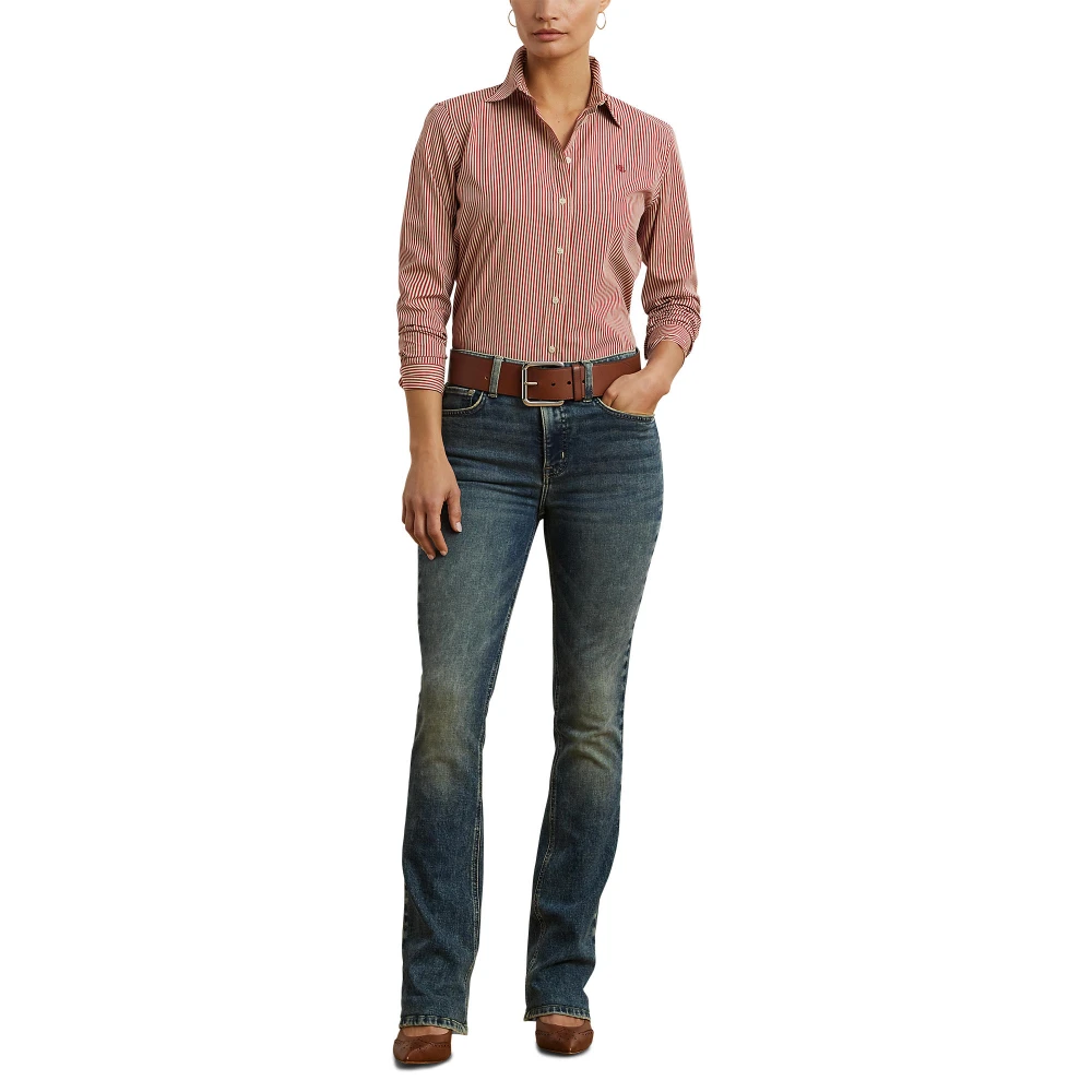 Πουκάμισο Classic Fit με Ρίγες από Ποπλίνα Lauren Ralph Lauren
