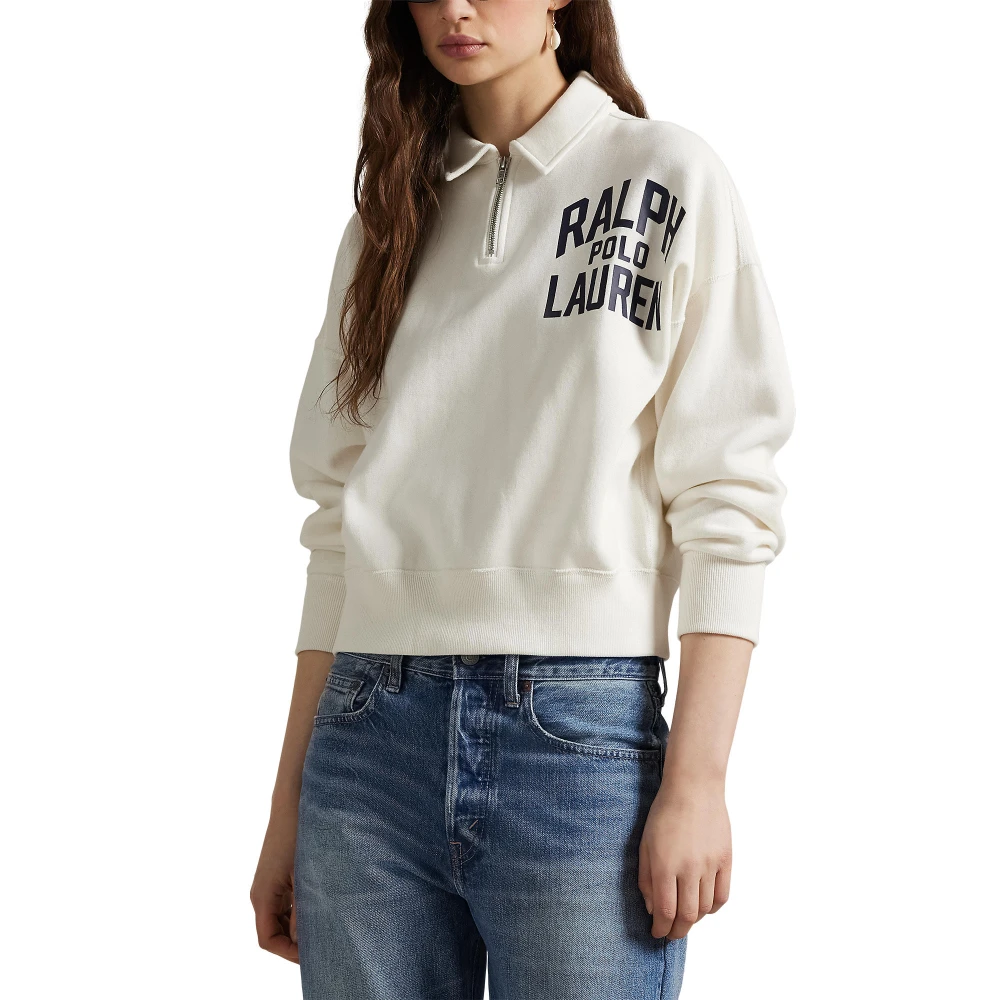 Φούτερ fleece με φερμουάρ στο 1/4 και λογότυπο Polo Ralph Lauren