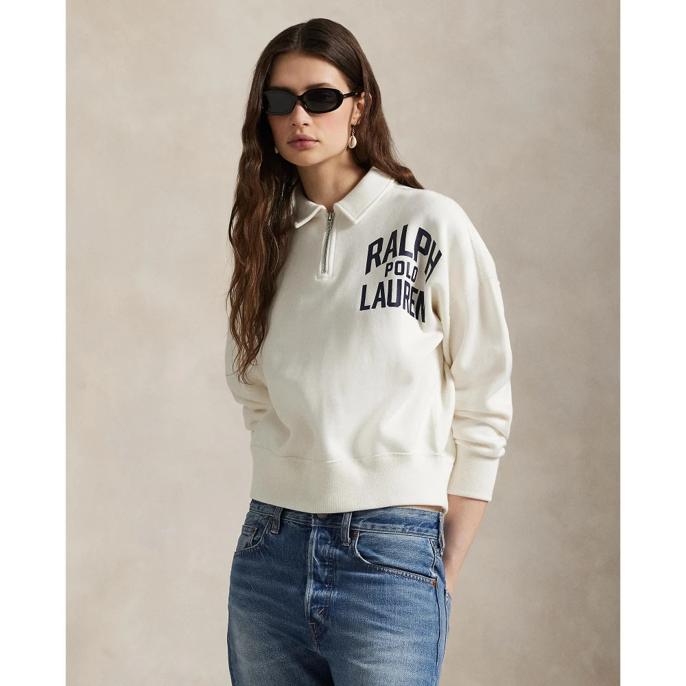 Φούτερ fleece με φερμουάρ στο 1/4 και λογότυπο Polo Ralph Lauren