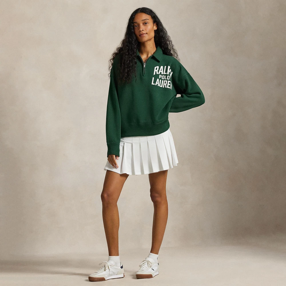 Φούτερ fleece με φερμουάρ στο 1/4 και λογότυπο Polo Ralph Lauren