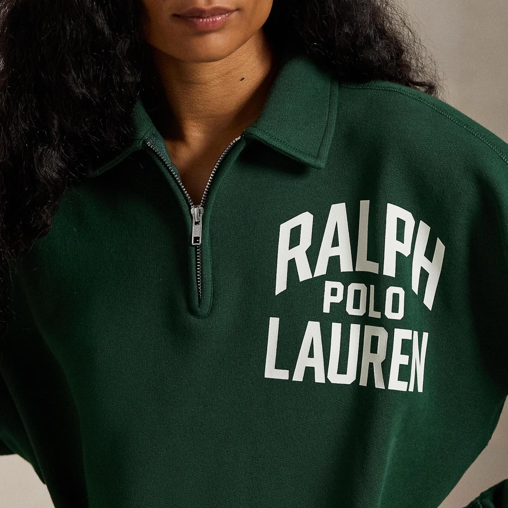 Φούτερ fleece με φερμουάρ στο 1/4 και λογότυπο Polo Ralph Lauren