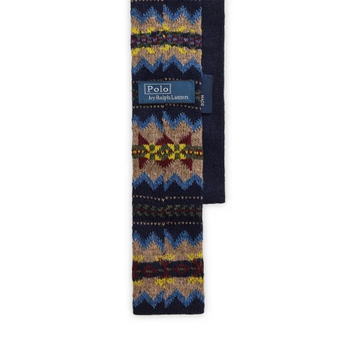 Πλεχτή γραβάτα Fair Isle από μαλλί Polo Ralph Lauren