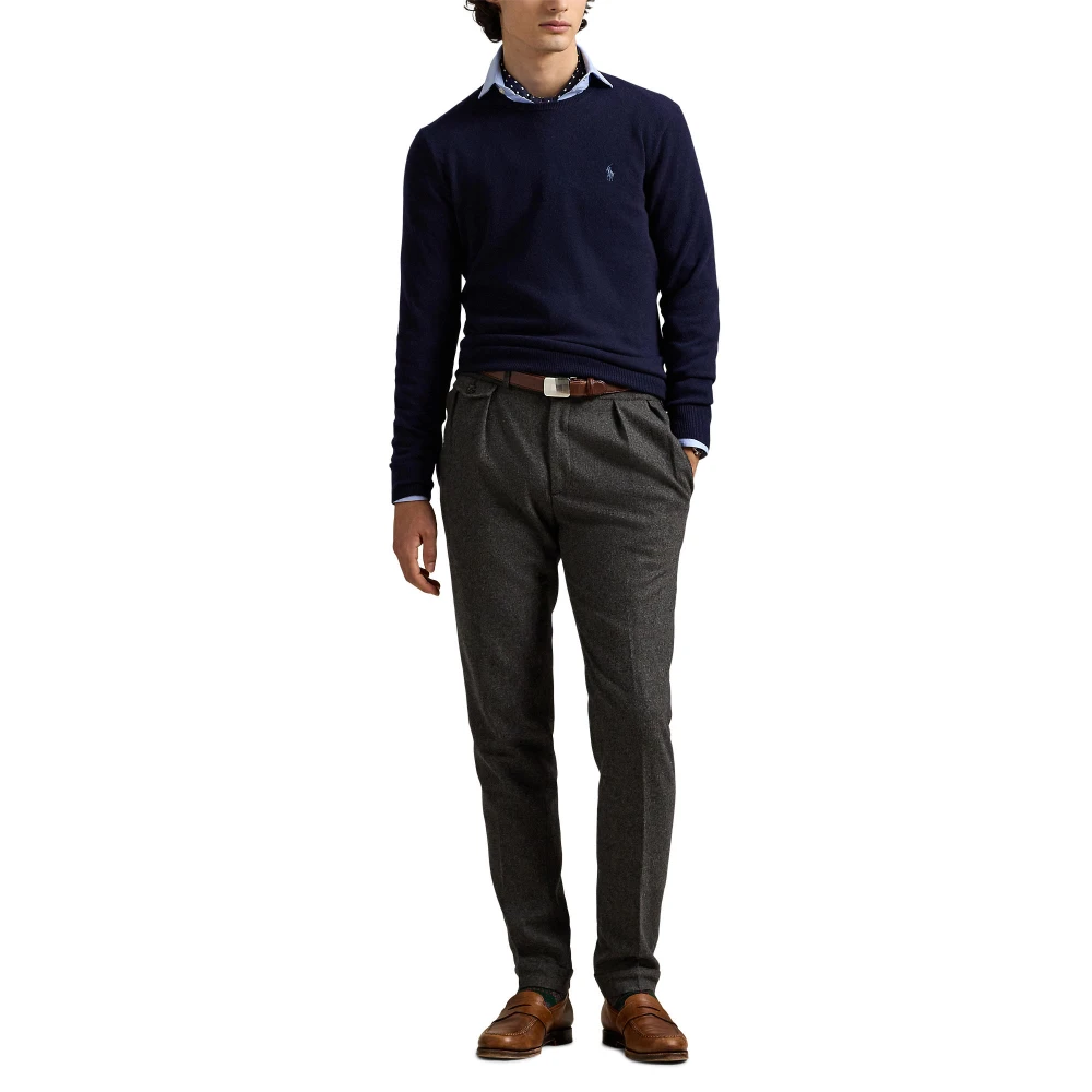Μάλλινο πουλόβερ με λαιμόκοψη crewneck Polo Ralph Lauren