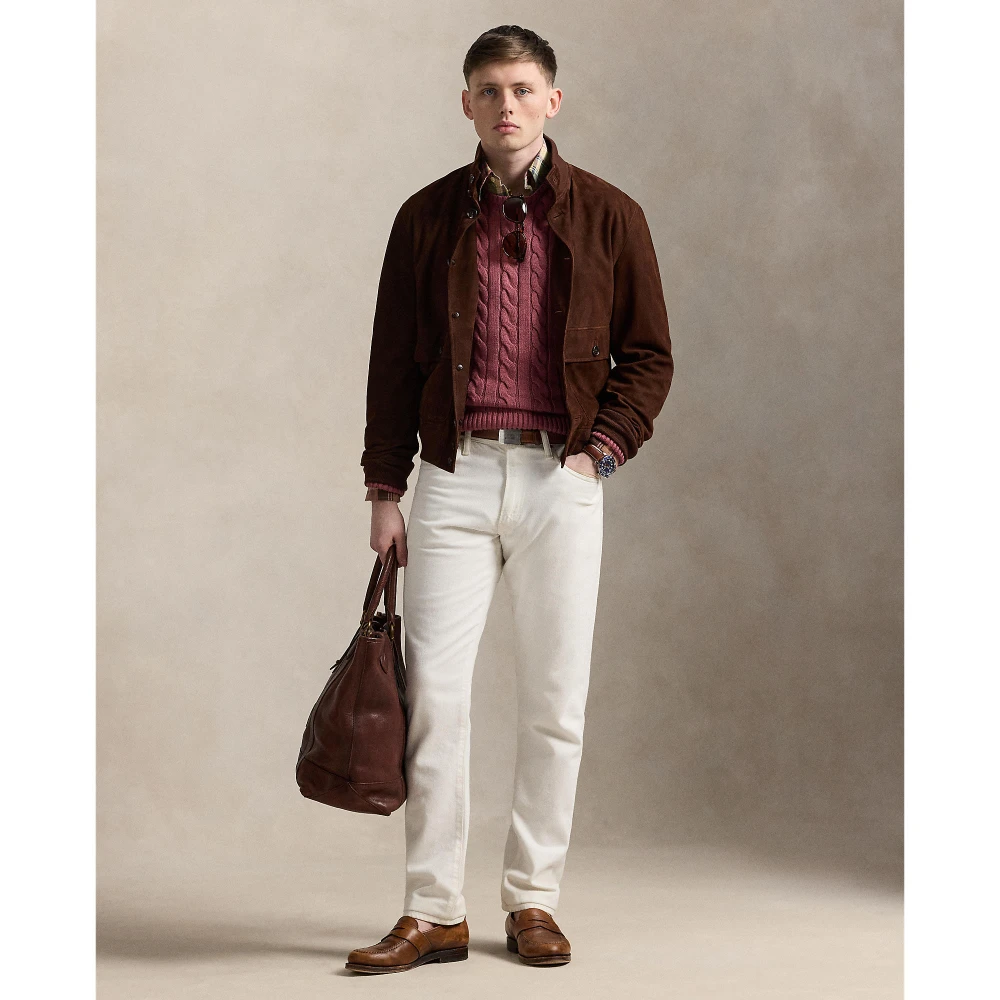 Βαμβακερό πουλόβερ με πλέξη κοτσίδα Polo Ralph Lauren