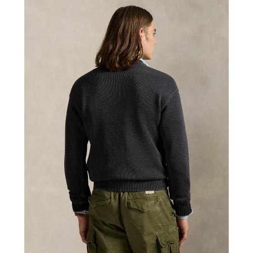 Πλεκτή μπλούζα από βαμβάκι Polo Ralph Lauren.