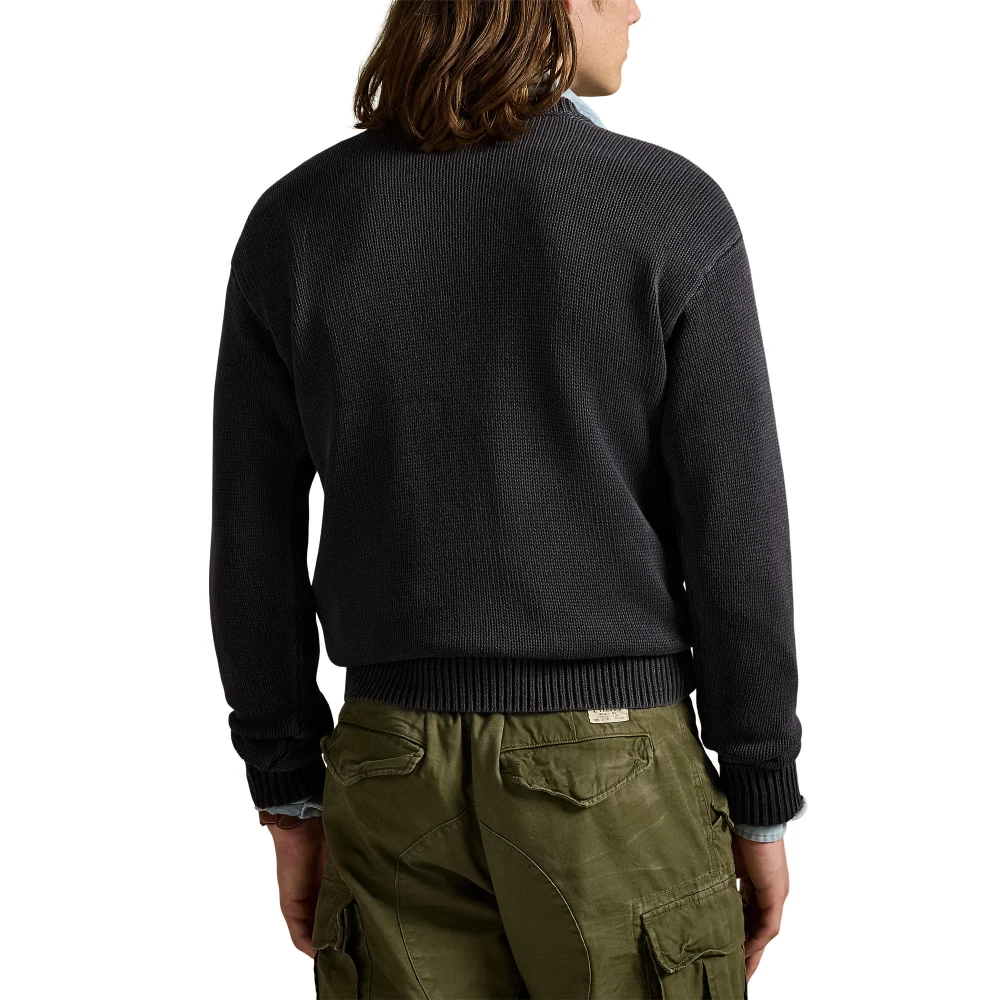 Πλεκτή μπλούζα από βαμβάκι Polo Ralph Lauren.