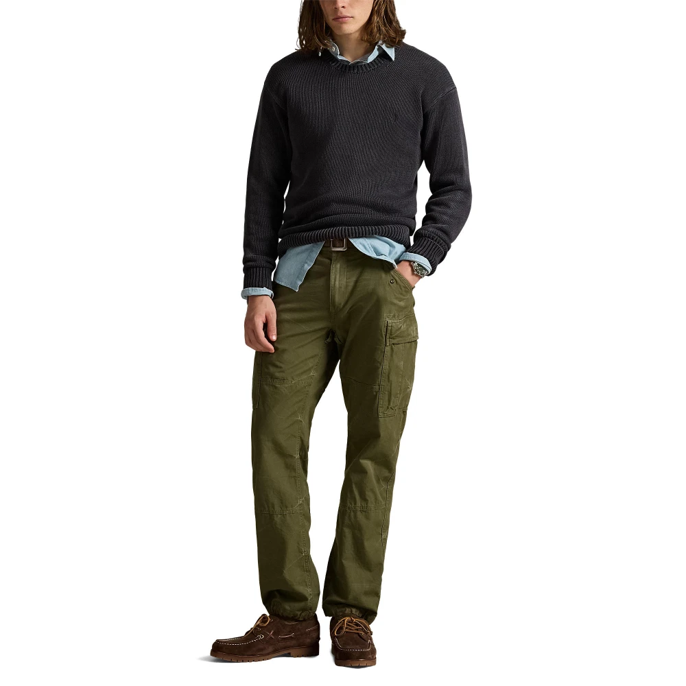Πλεκτή μπλούζα από βαμβάκι Polo Ralph Lauren.