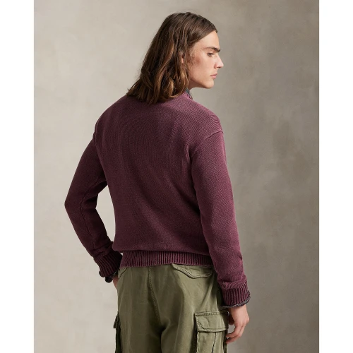 Πλεκτή μπλούζα από βαμβάκι Polo Ralph Lauren.