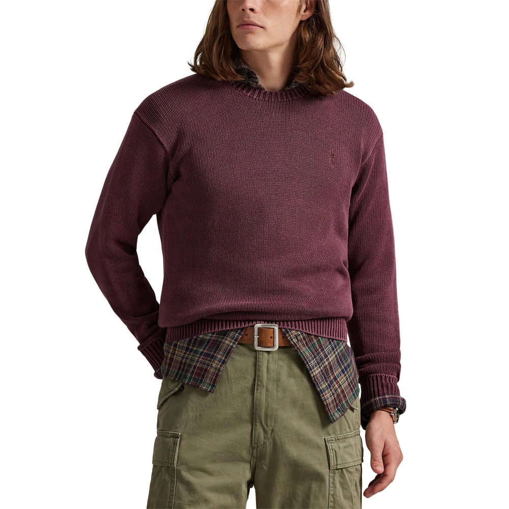 Πλεκτή μπλούζα από βαμβάκι Polo Ralph Lauren.