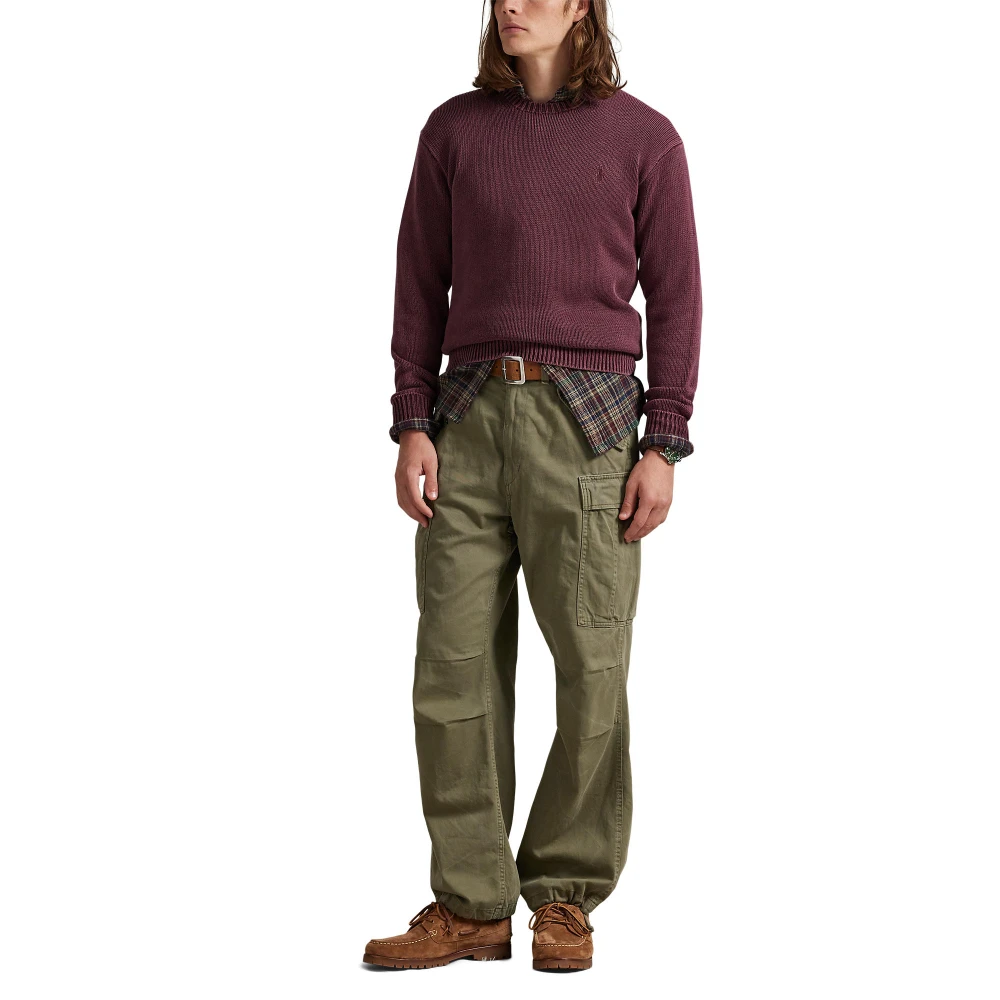 Πλεκτή μπλούζα από βαμβάκι Polo Ralph Lauren.