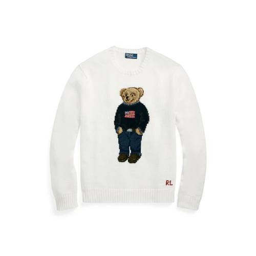 Πουλόβερ Polo Bear από λινό και βαμβάκι Polo Ralph Lauren