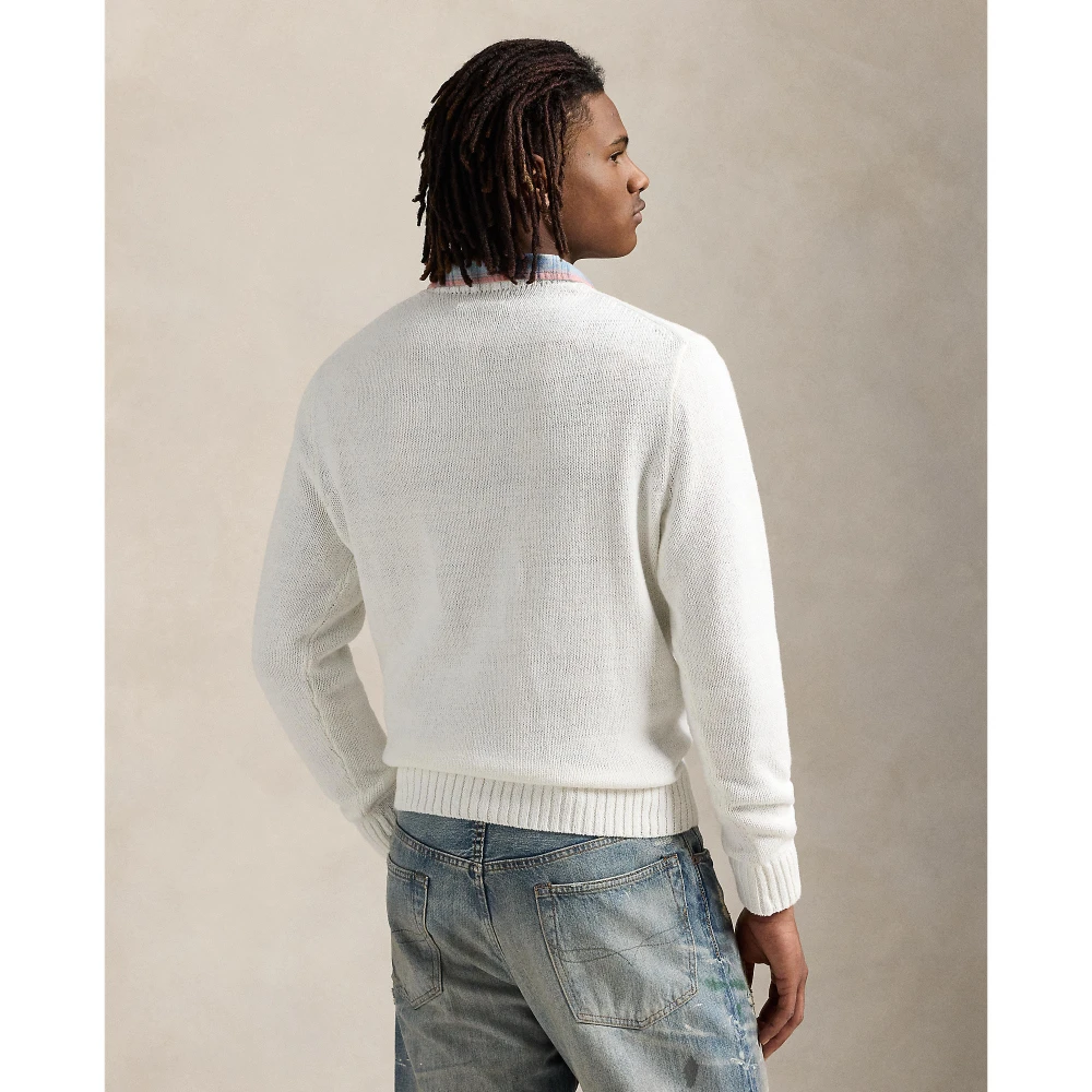 Πουλόβερ Polo Bear από λινό και βαμβάκι Polo Ralph Lauren
