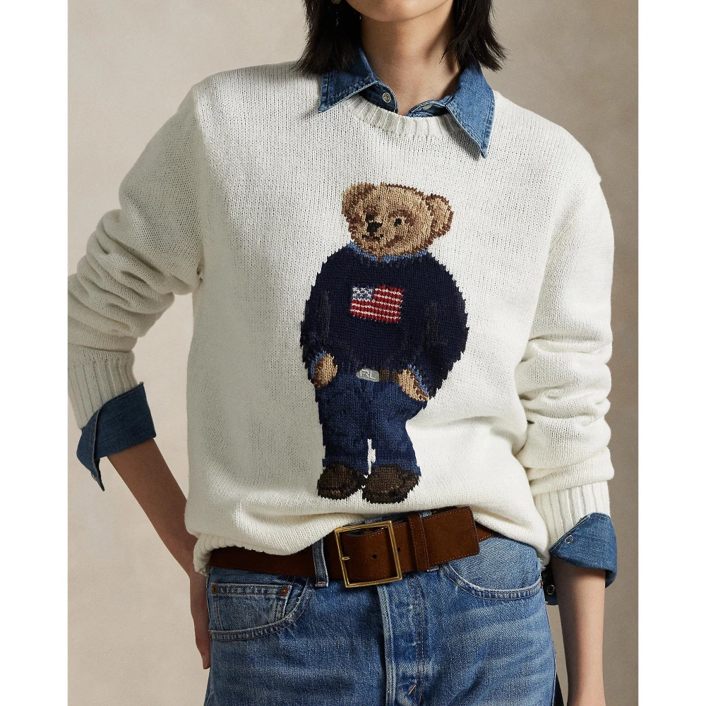 Πουλόβερ Polo Bear από λινό και βαμβάκι Polo Ralph Lauren