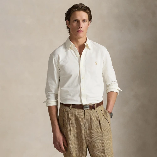 Πουκάμισο από πολύ ελαφρύ διχτυωτό ύφασμα Polo Ralph Lauren