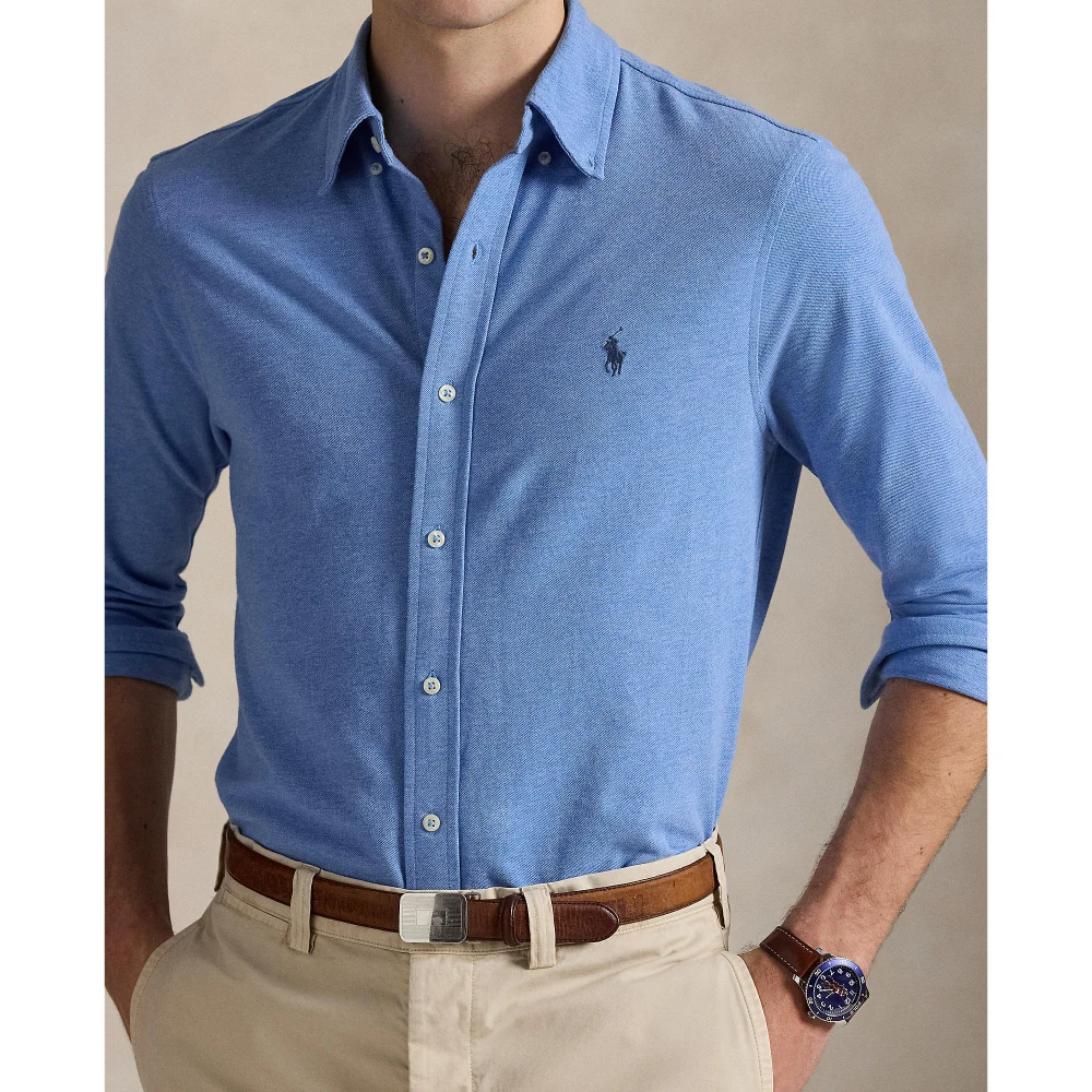 Πουκάμισο από πολύ ελαφρύ διχτυωτό ύφασμα Polo Ralph Lauren