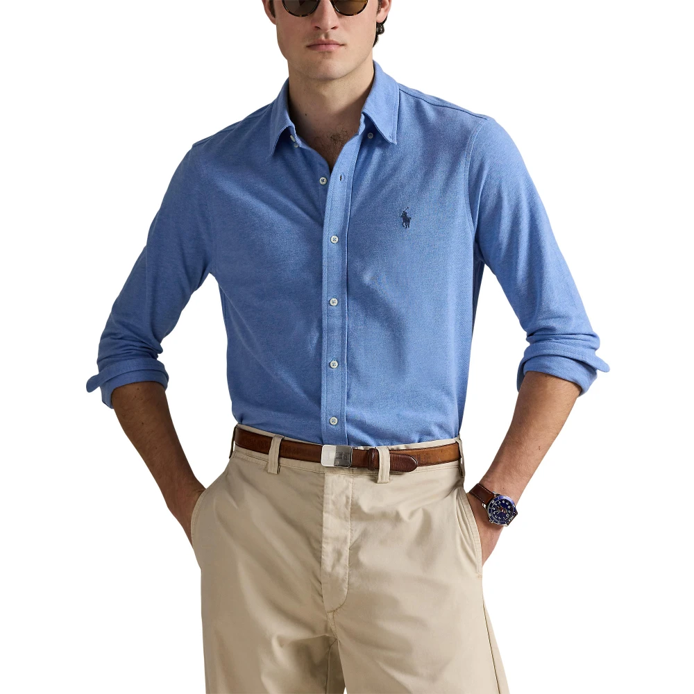 Πουκάμισο από πολύ ελαφρύ διχτυωτό ύφασμα Polo Ralph Lauren