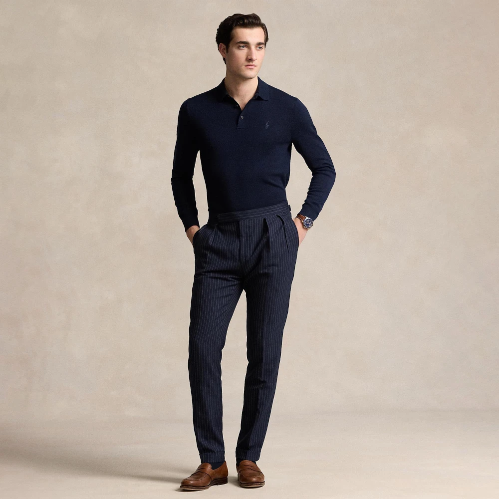 Μάλλινο πουλόβερ με γιακά Polo Polo Ralph Lauren