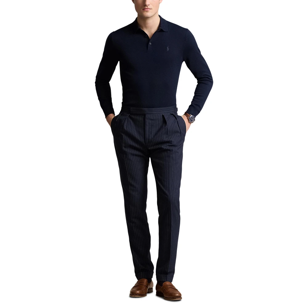 Μάλλινο πουλόβερ με γιακά Polo Polo Ralph Lauren