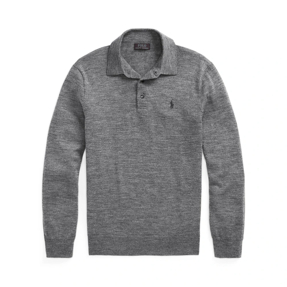 Μάλλινο πουλόβερ με γιακά Polo Polo Ralph Lauren