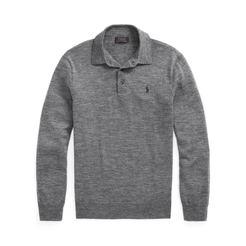 Μάλλινο πουλόβερ με γιακά Polo Polo Ralph Lauren
