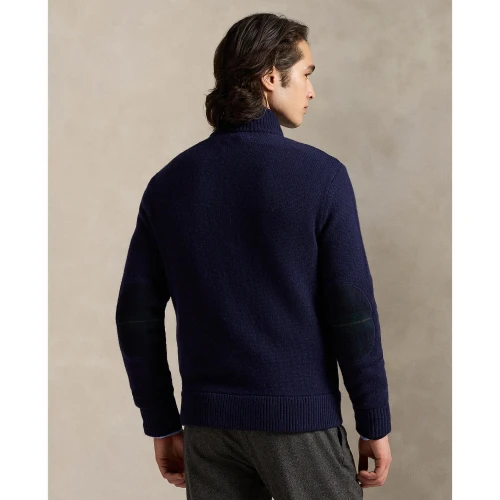 Πλεκτό The Polo Tartan με φερμουάρ Polo Ralph Lauren.