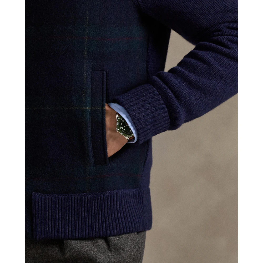 Πλεκτό The Polo Tartan με φερμουάρ Polo Ralph Lauren.