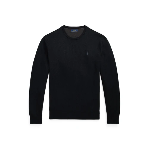Πλεκτή μπλούζα με βαμβάκι σε ύφανση mesh Polo Ralph Lauren